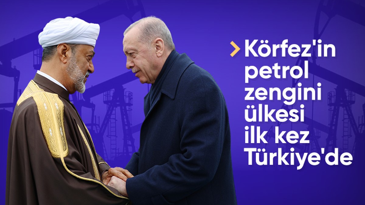 Umman Sultanı Ankara’da: Cumhurbaşkanı Erdoğan karşıladı