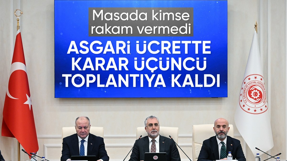 SON DAKİKA! Asgari ücret pazarlığında 2’nci toplantı sona erdi